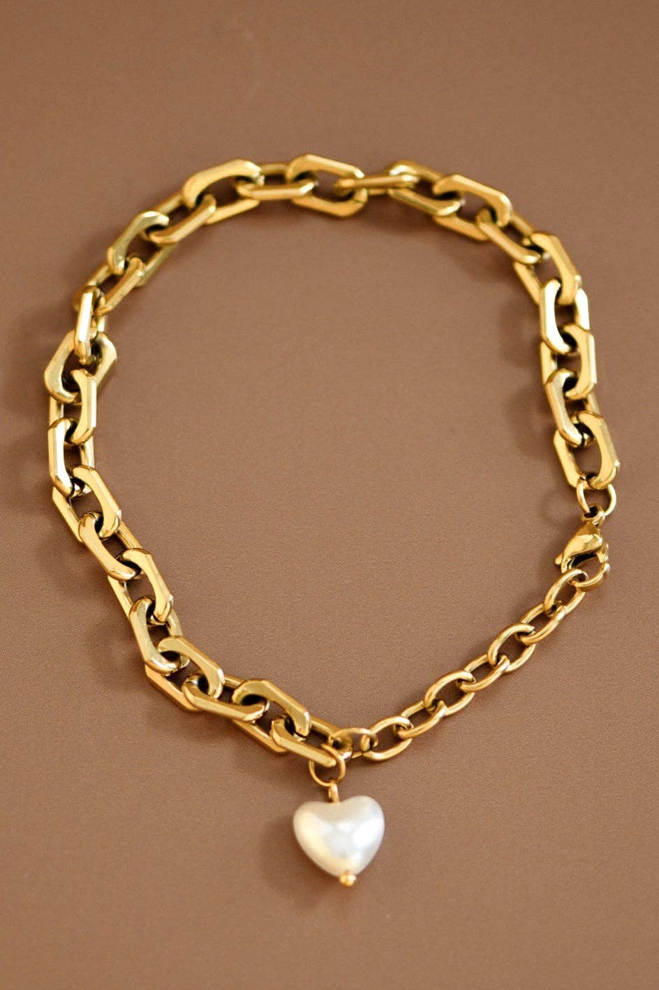 18K Gold Plated Waterproof Stainless Steel Chain Bracelet