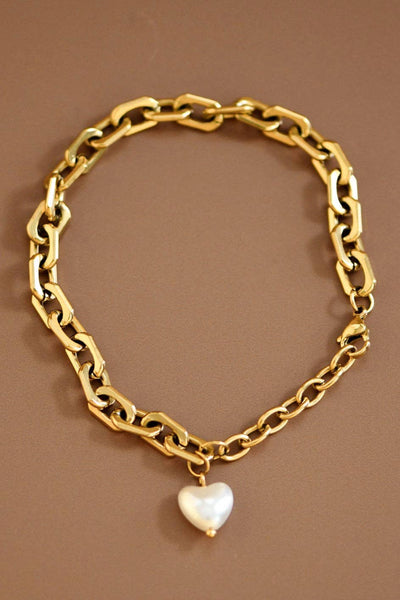 18K Gold Plated Waterproof Stainless Steel Chain Bracelet