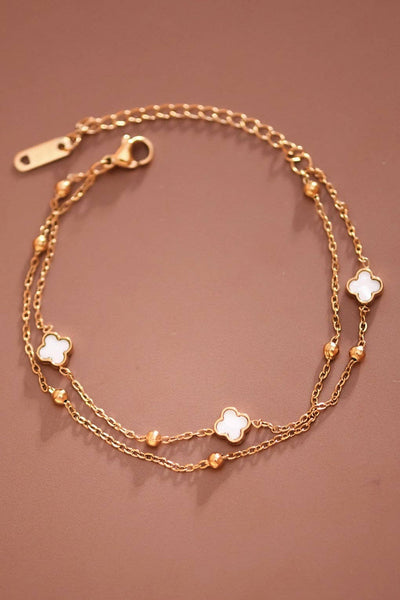 18K Gold Plated Waterproof Stainless Steel Chain Bracelet