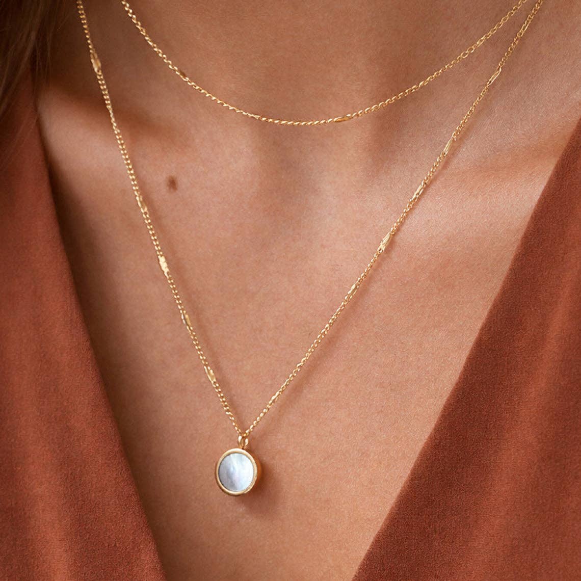 18K gold plated,waterproof,stainless steel chain necklace