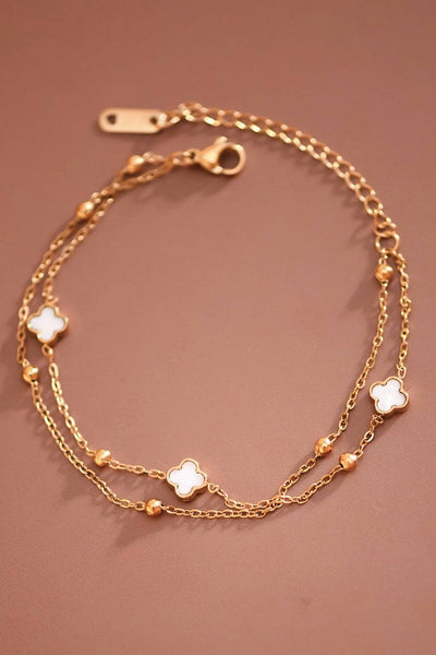 18K Gold Plated Waterproof Stainless Steel Chain Bracelet