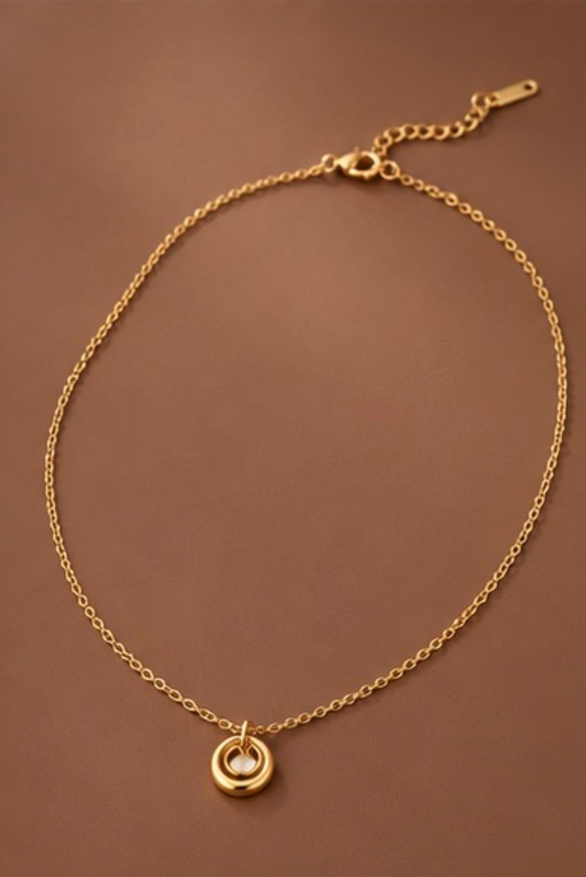 18K Gold Plated Waterproof Stainless Steel Chain Necklace