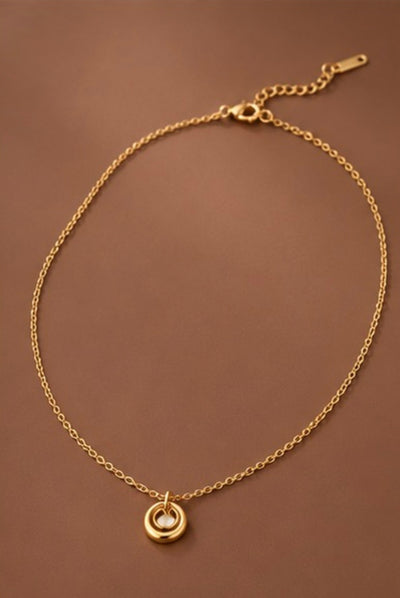 18K Gold Plated Waterproof Stainless Steel Chain Necklace