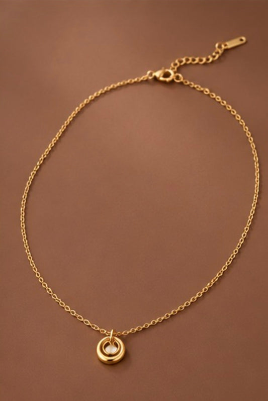 18K Gold Plated Waterproof Stainless Steel Chain Necklace