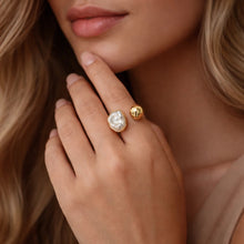 18K Gold Plated Waterproof Stainless Steel Ring