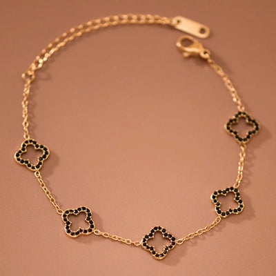 18K Gold Plated Waterproof Stainless Steel Chain Bracelet