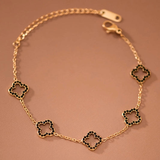 18K Gold Plated Waterproof Stainless Steel Chain Bracelet