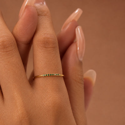 18K Gold Plated Waterproof Stainless Steel Ring