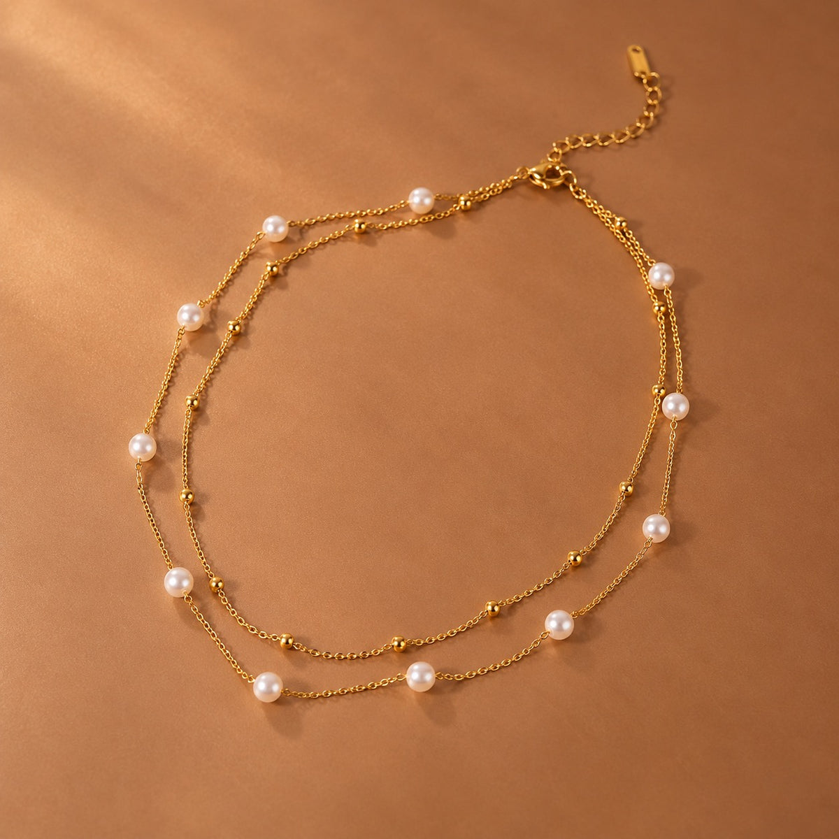 18K Gold Plated Waterproof Stainless Steel Chain Necklace