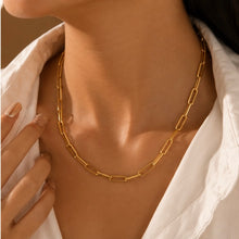 18K Gold Plated Waterproof Stainless Steel Chain Necklace