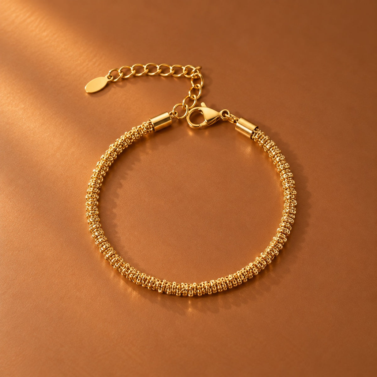 18K Gold Plated Waterproof Stainless Steel Chain Bracelet