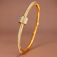 18K Gold Plated waterproof Stainless Steel Bangle