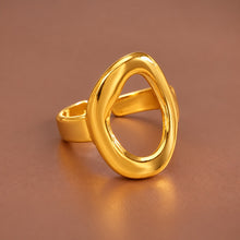 18K Gold Plated Waterproof Stainless Steel Ring