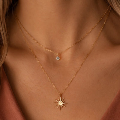 18K Gold Plated Waterproof Stainless Steel Chain Necklace