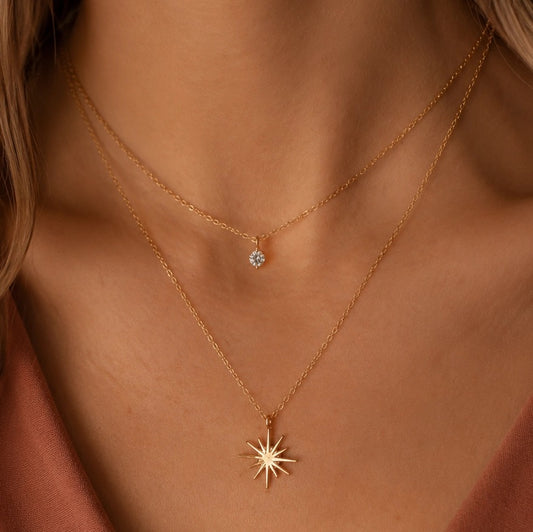 18K Gold Plated Waterproof Stainless Steel Chain Necklace