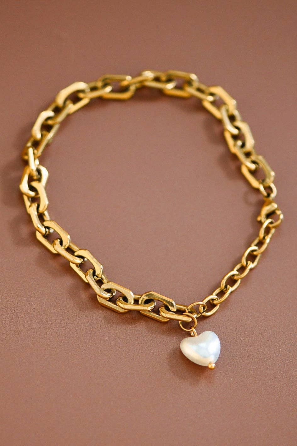 18K Gold Plated Waterproof Stainless Steel Chain Bracelet