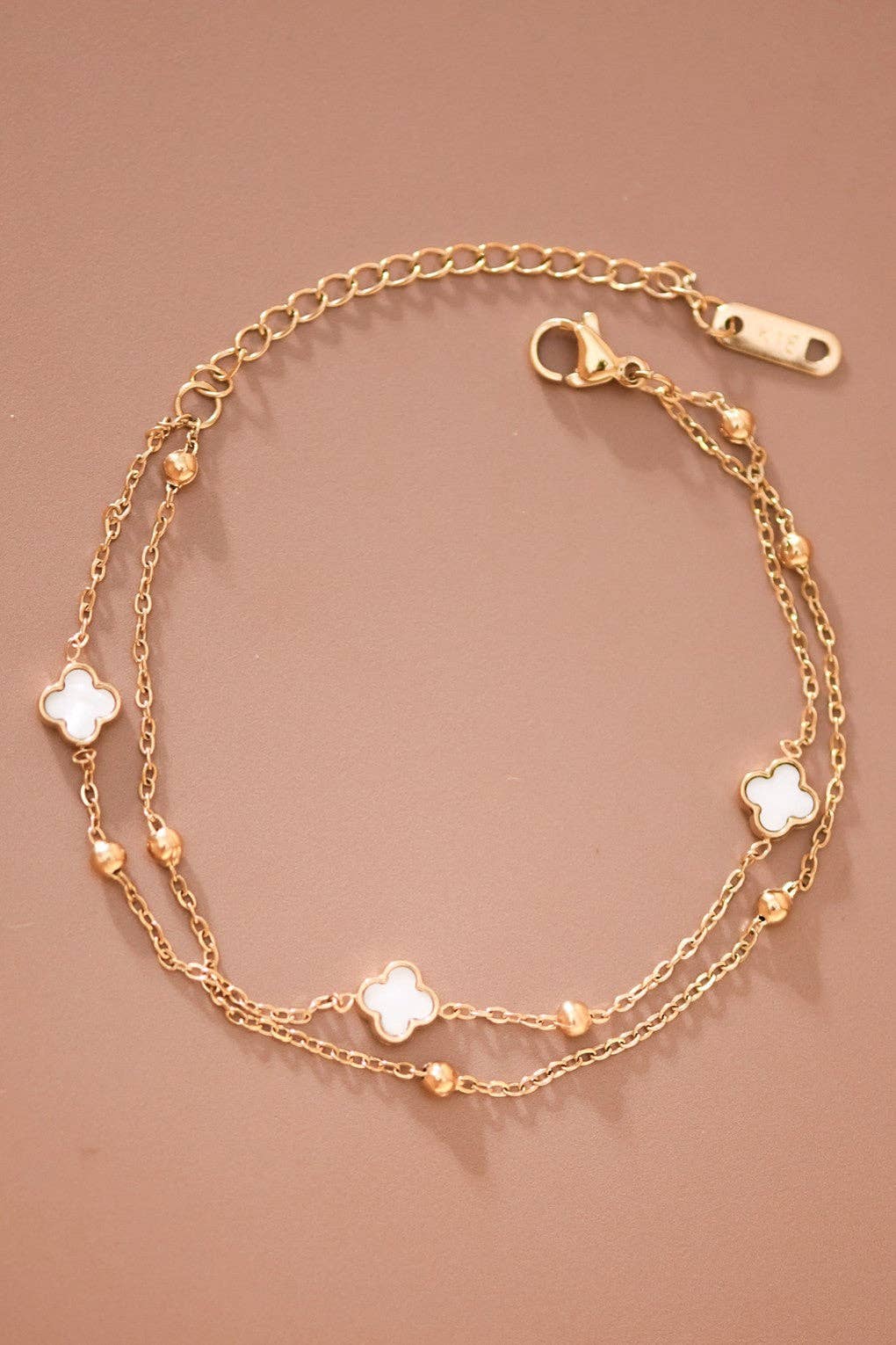 18K Gold Plated Waterproof Stainless Steel Chain Bracelet