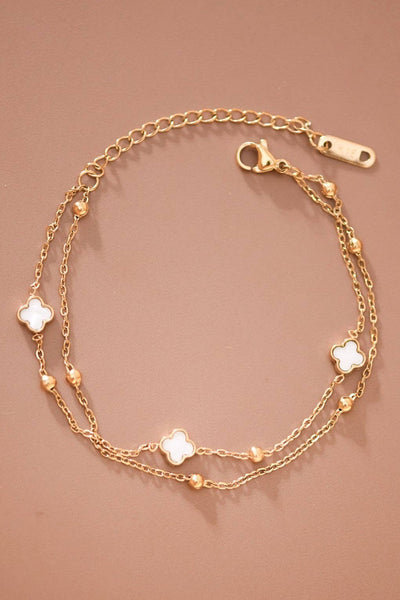 18K Gold Plated Waterproof Stainless Steel Chain Bracelet