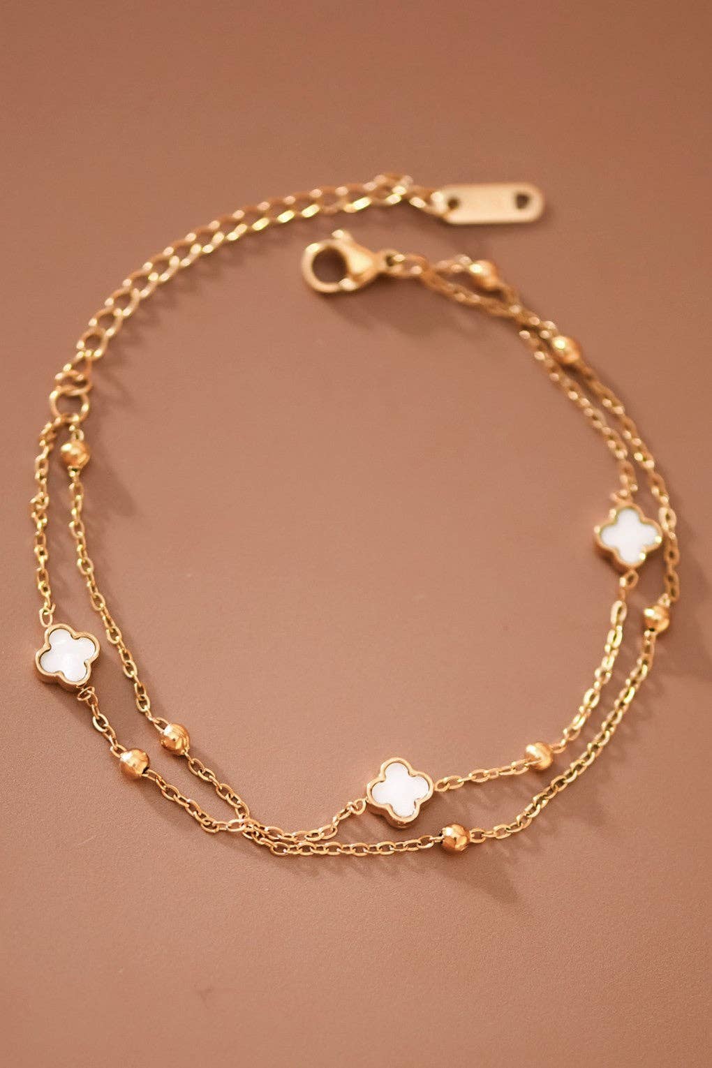 18K Gold Plated Waterproof Stainless Steel Chain Bracelet