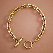 18K Gold Plated Waterproof Stainless Steel Chain Bracelet
