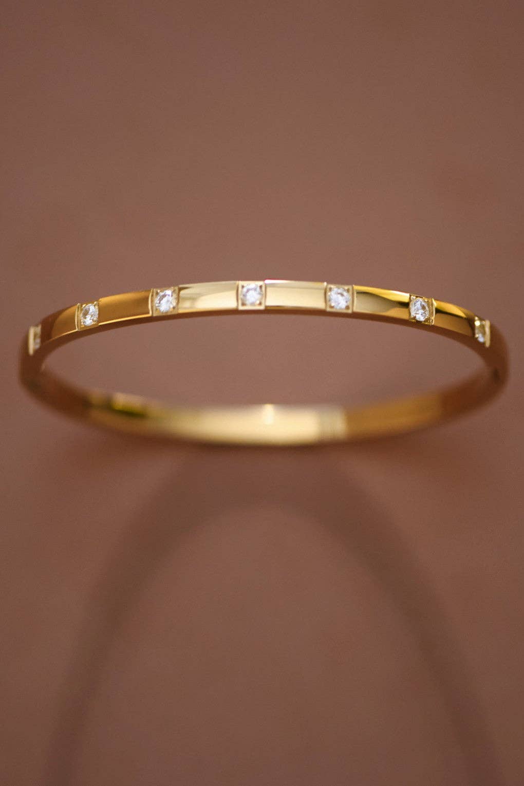 18K Gold Plated waterproof Stainless Steel Bangle