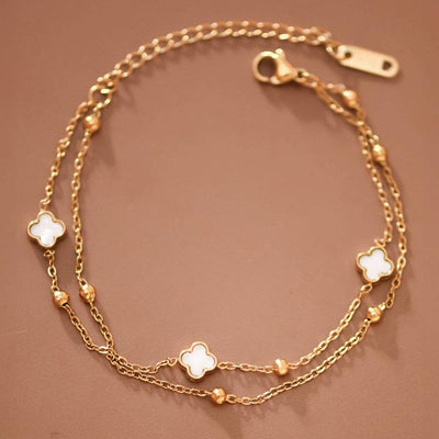 18K Gold Plated Waterproof Stainless Steel Chain Bracelet