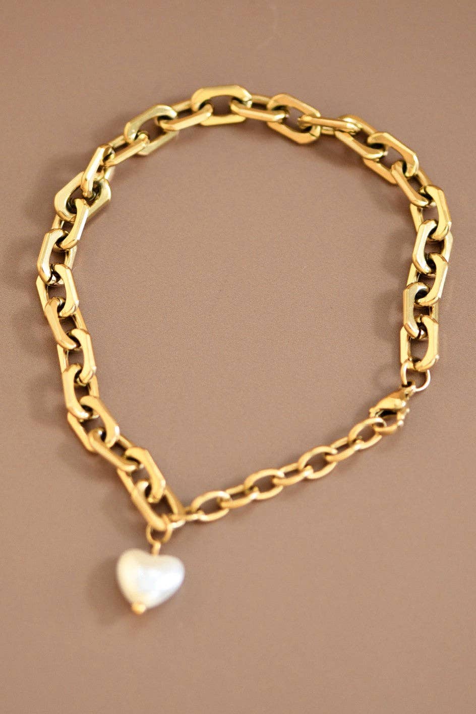 18K Gold Plated Waterproof Stainless Steel Chain Bracelet